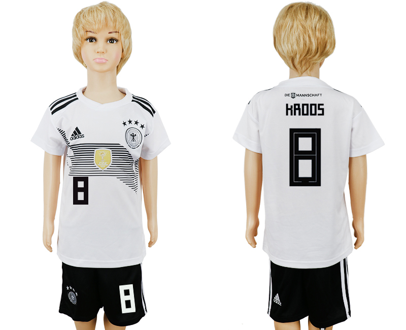 2018 World Cup Children football jersey GERMANY CHIRLDREN #8 KRO